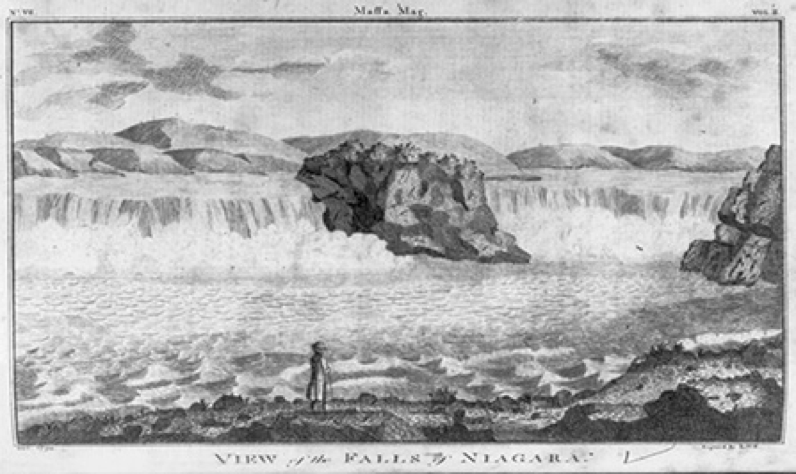 View of the Falls of Niagara