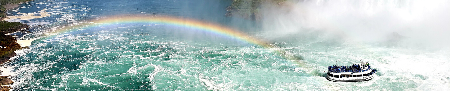 Boat in Niagara Falls